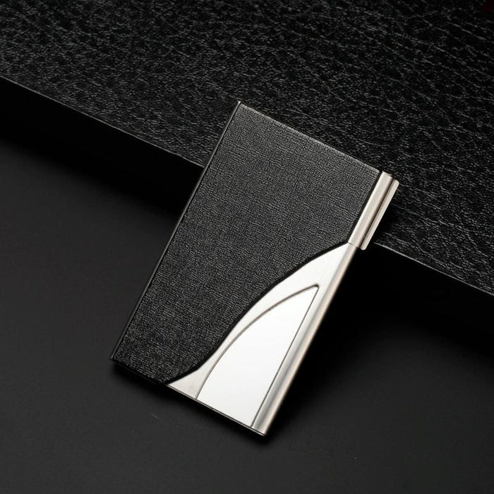 Stainless Steel Business Card Case Large Capacity