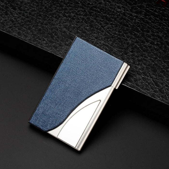 Stainless Steel Business Card Case Large Capacity