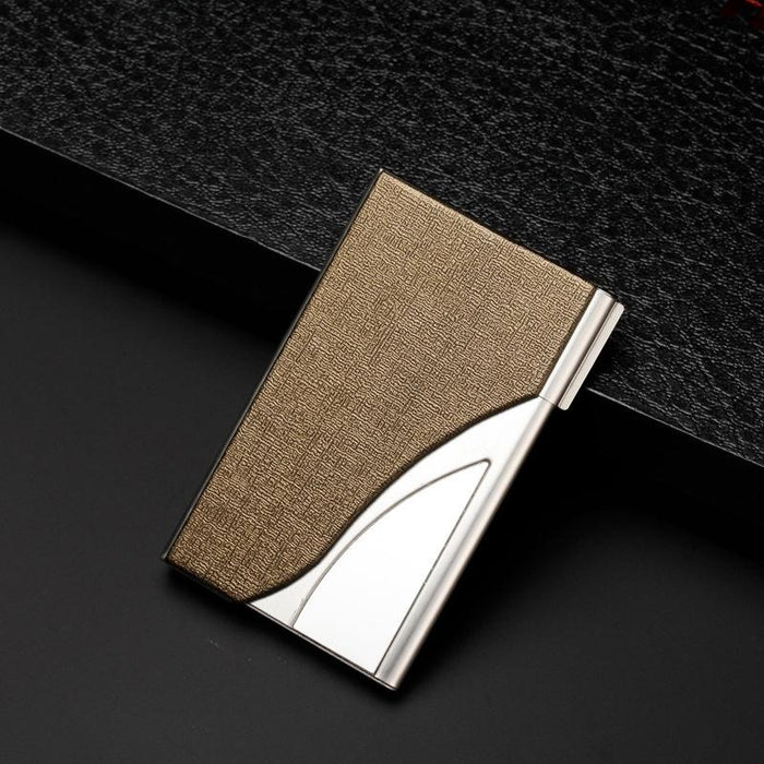 Stainless Steel Business Card Case Large Capacity