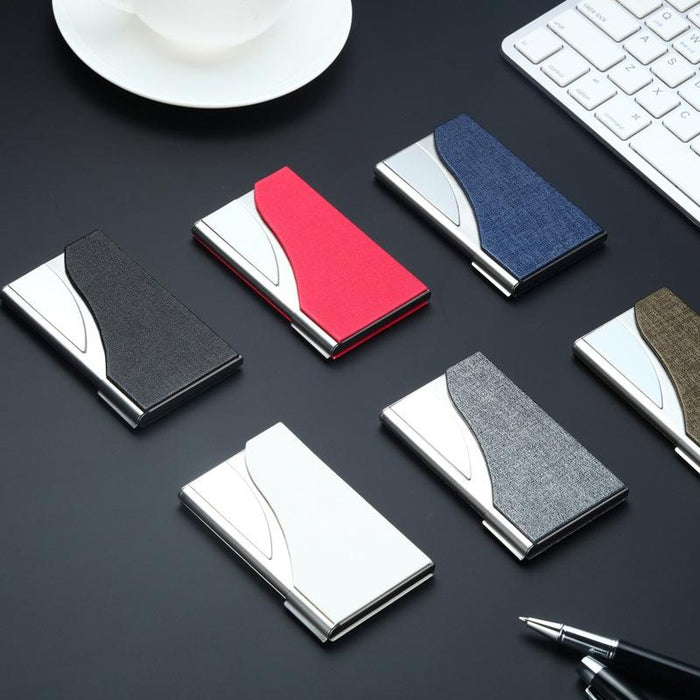 Stainless Steel Business Card Case Large Capacity