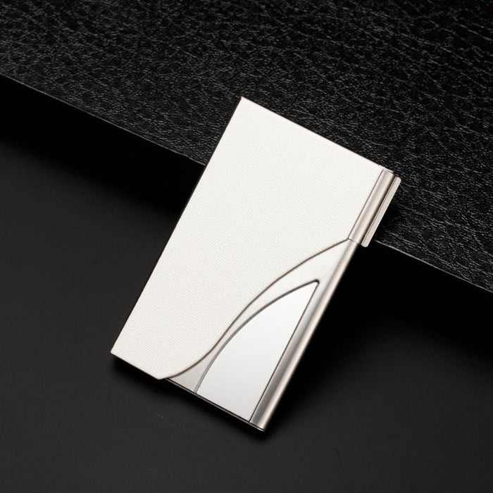 Stainless Steel Business Card Case Large Capacity