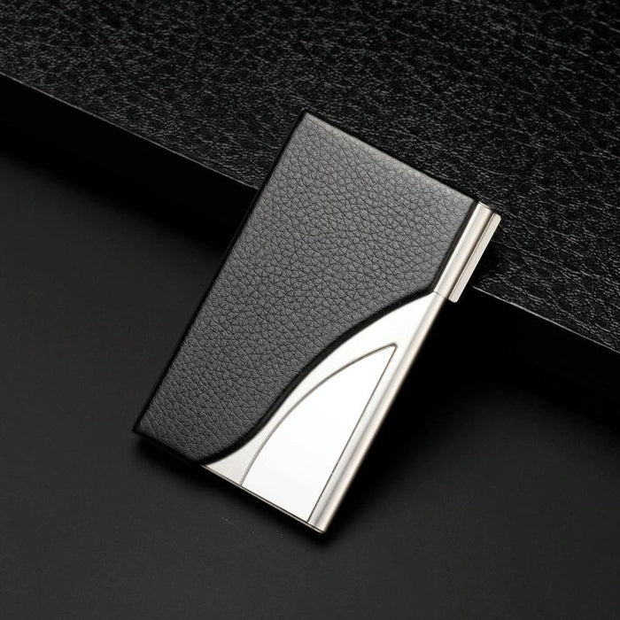 Stainless Steel Business Card Case Large Capacity