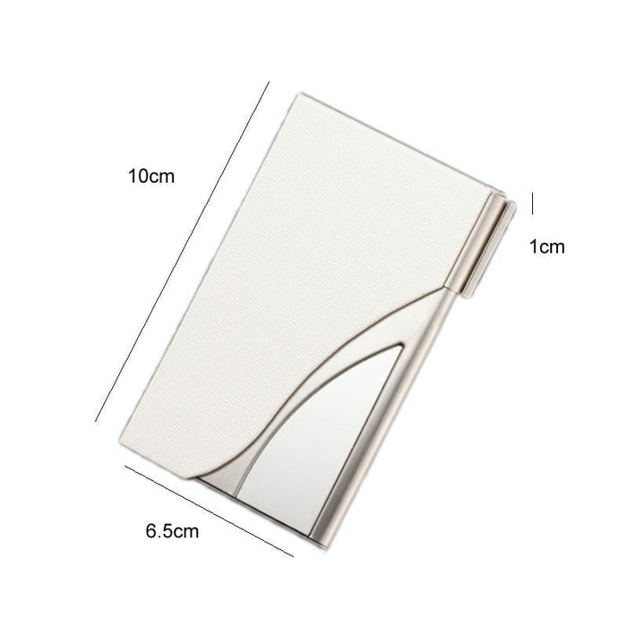 Stainless Steel Business Card Case Large Capacity
