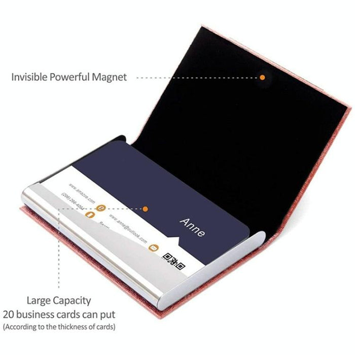 Stainless Steel Card Holder Sleek Business Accessory