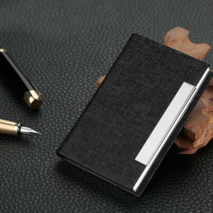 Stainless Steel Card Holder Sleek Business Accessory
