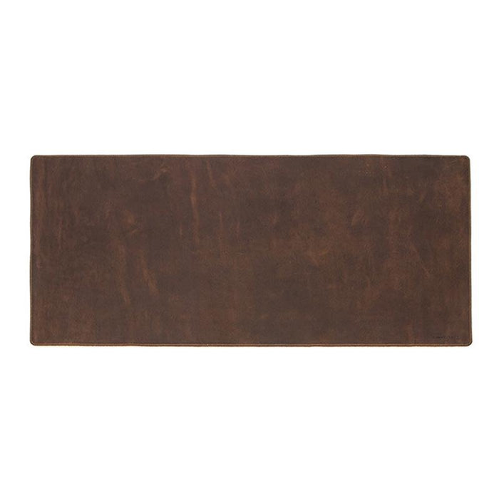 Retro Crazy Horse Leather Desk Pad Anti Slip