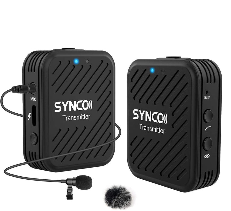 2.4Ghz Wireless Lavalier Microphone System For Phones & Dslr