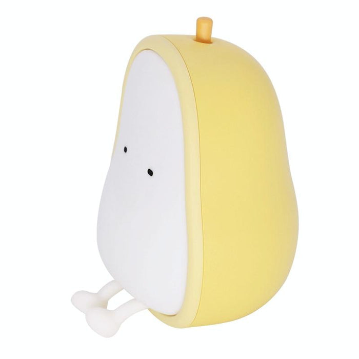 Silicone Pear Night Light Warm White Led Bedroom