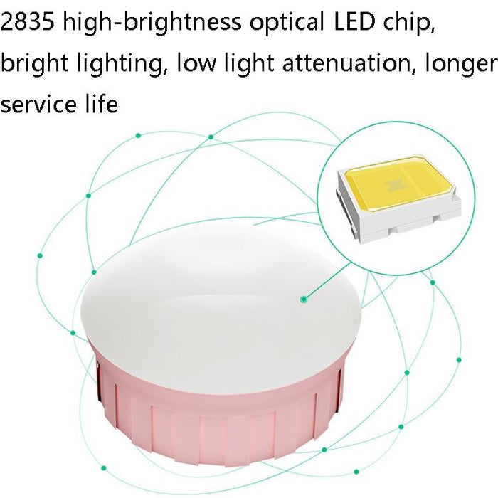 10-Led Usb Bathroom Mirror Light 3-Colour Dimming