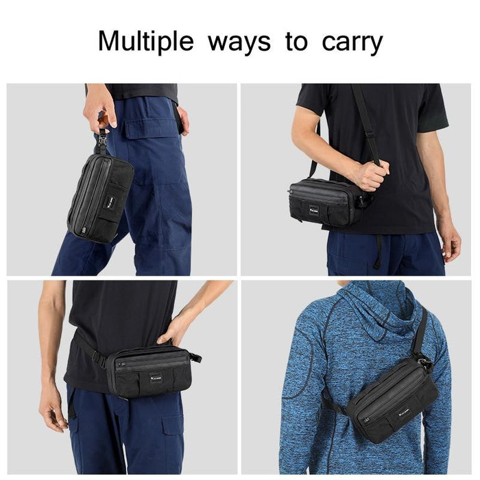 3L Bike Front/Saddle Bag Diagonal Belt Black