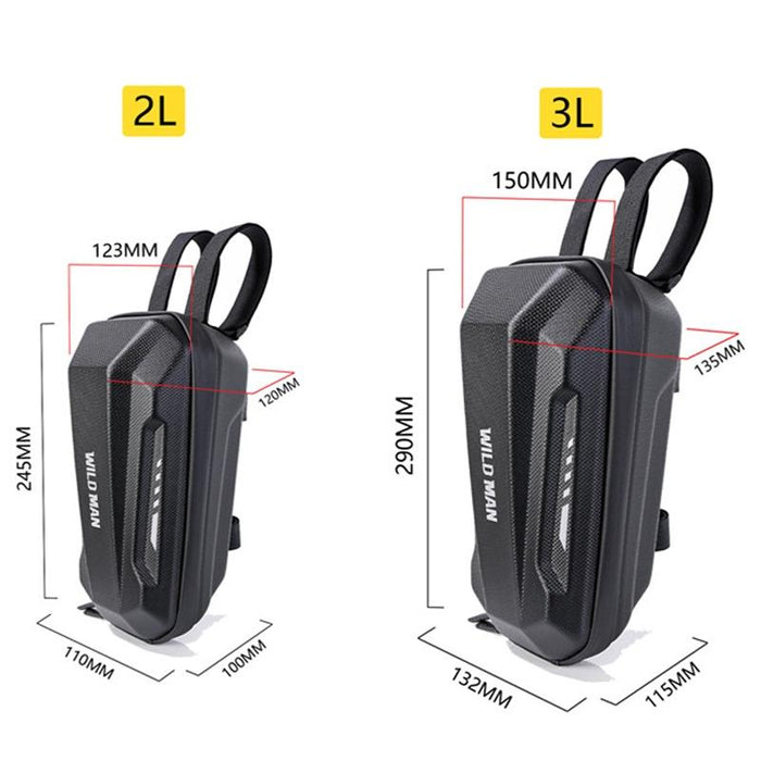 2L Hard Shell Eva Front Bag For Folding Bicycles