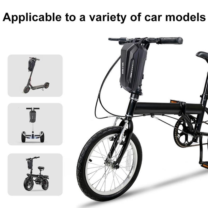2L Hard Shell Eva Front Bag For Folding Bicycles