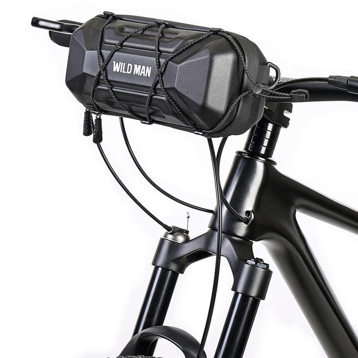 2L Hard Shell Bike Handlebar Bag Black