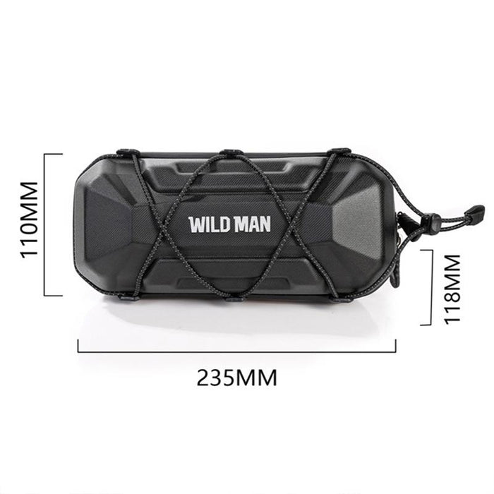 2L Hard Shell Bike Handlebar Bag Black