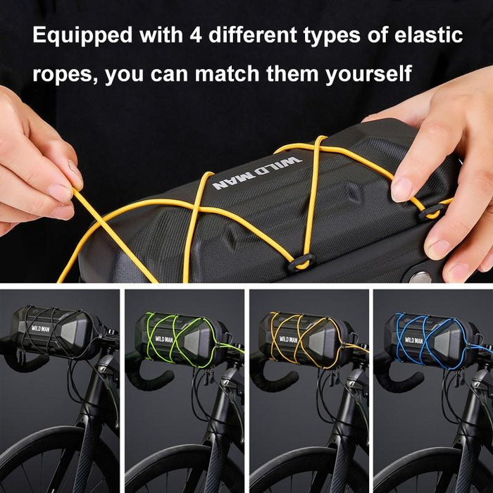 2L Hard Shell Bike Handlebar Bag Black