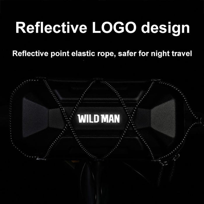 2L Hard Shell Bike Handlebar Bag Black