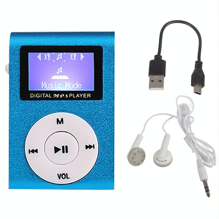 Mini Mp3 Player With Screen 128M+Earphone+Cable