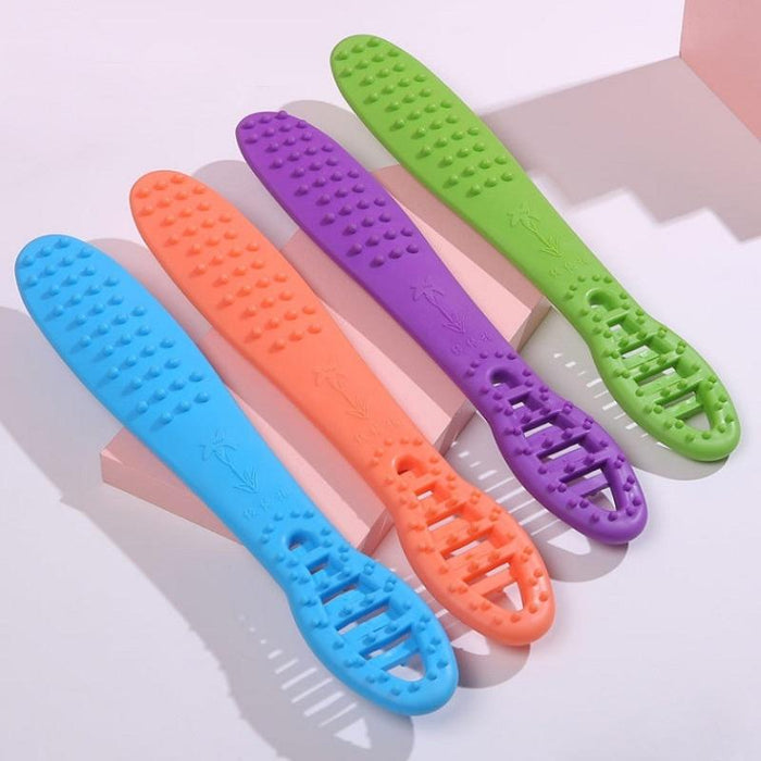 Silicone Health Meridian Massage Fitness Massager Random Colour 27Cm