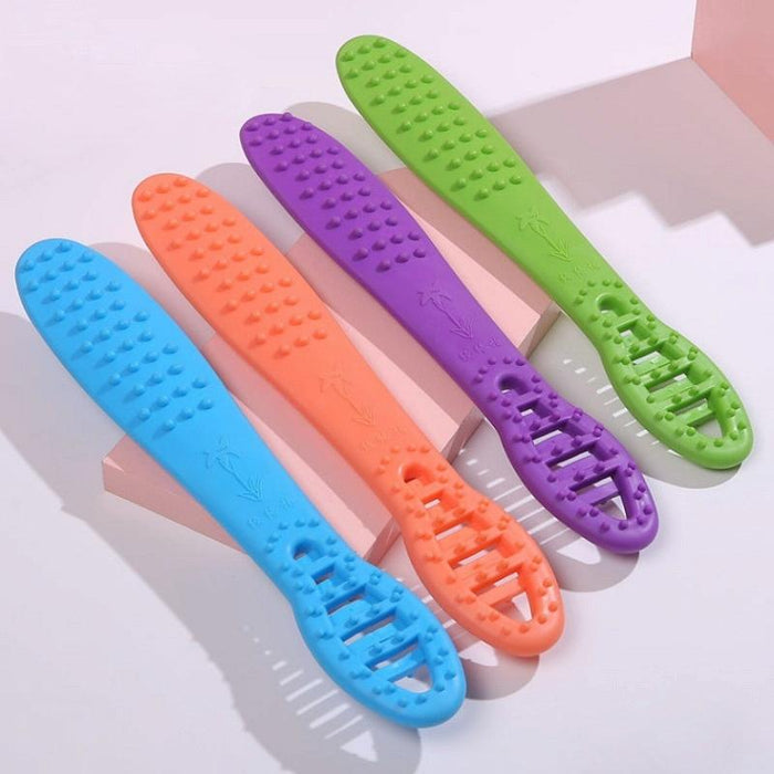 Silicone Health Meridian Massage Fitness Massager Random Colour 35Cm Second Gen