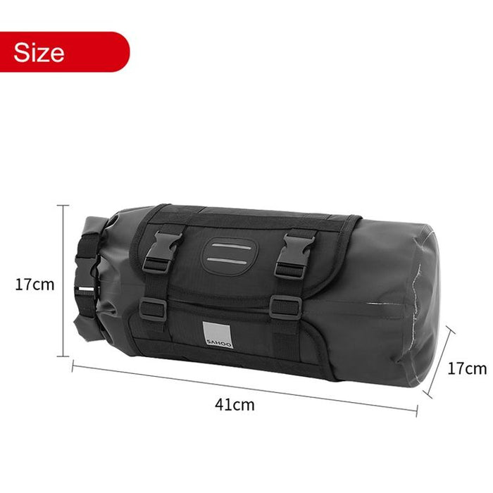 11L Waterproof Bike Front Bag With Handlebar Clip
