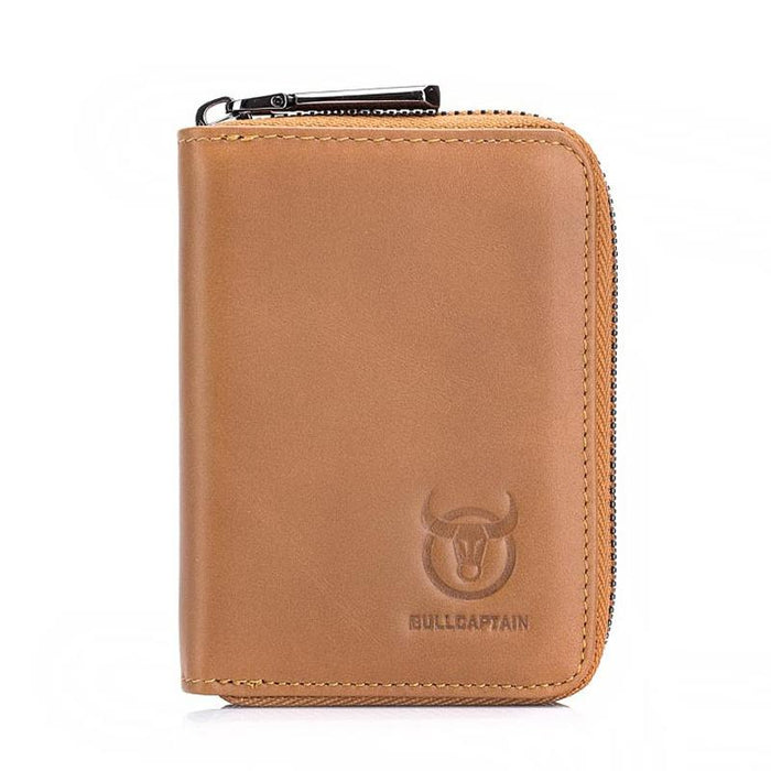 Men'S Leather Card Holder Casual Driver License Wallet