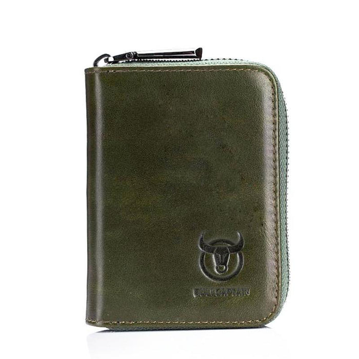 Men'S Leather Card Holder Casual Driver License Wallet