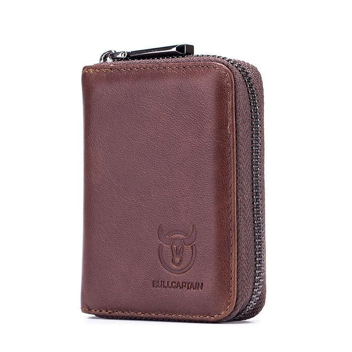 Men'S Leather Card Holder Casual Driver License Wallet