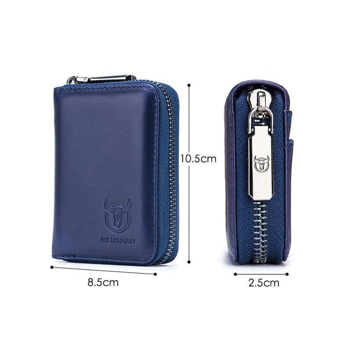 Men'S Leather Card Holder Casual Driver License Wallet