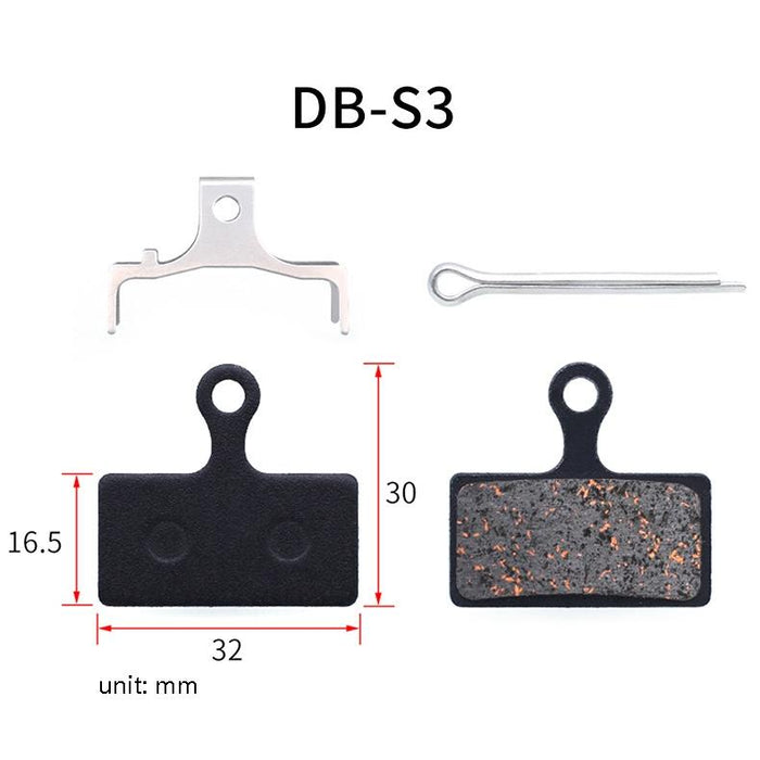 3 Pairs Mtb Semi-Metallic Brake Pads For M355 & Bb5 Disc Brakes