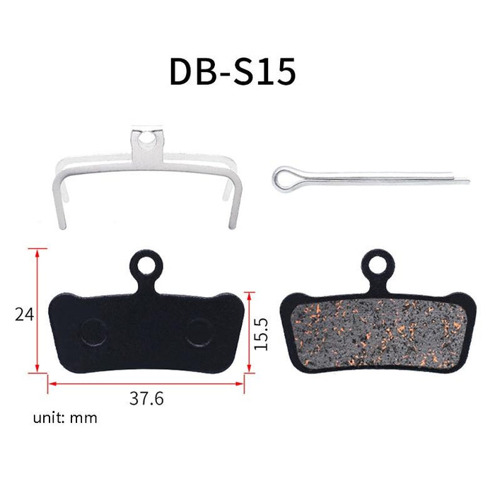 3 Pairs Mtb Semi-Metallic Brake Pads For M355 & Bb5 Disc Brakes