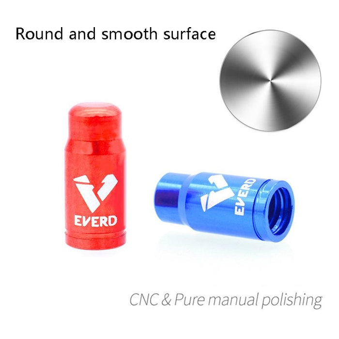 10-Piece Aluminum Alloy Air Mouth Cap For Mountain/Road Bikes Schrader Blue