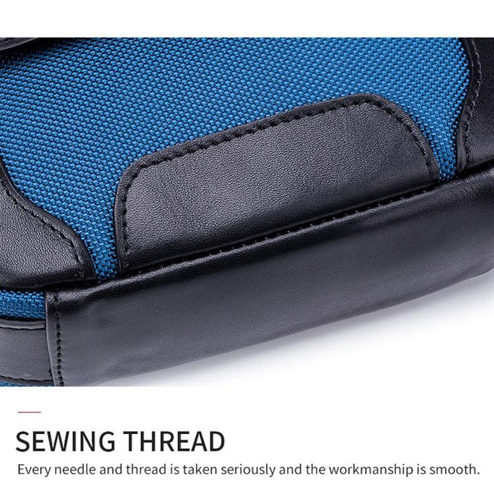 Men Leather Diagonal Shoulder Bag Multi Function