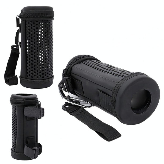 For Jbl Flip 5 Bluetooth Speaker Storage Box Kaleidoscope Hollow Protective Cover Black