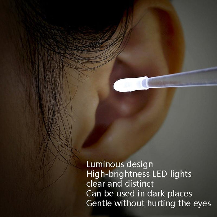 2 Pack Luminous Ear Pick For Kids Soft & Safe