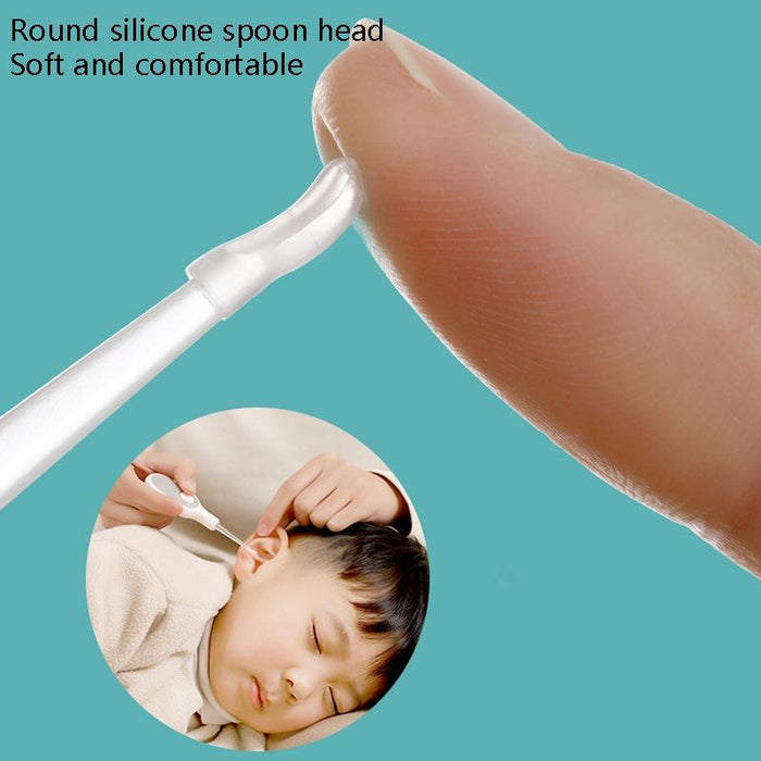 2 Pack Luminous Ear Pick For Kids Soft & Safe