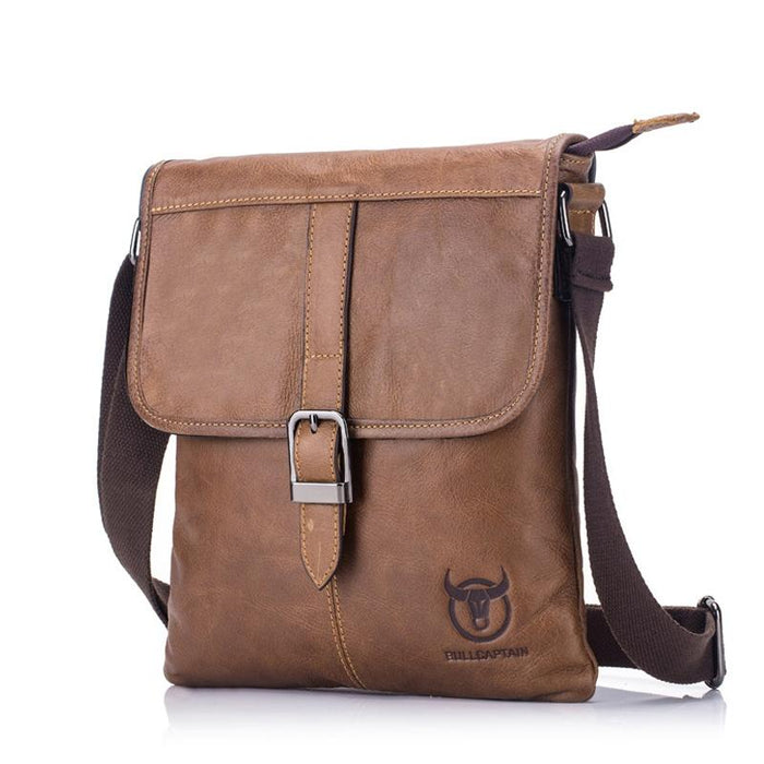 Men Leather Shoulder Bag For Sports & Outdoor Use