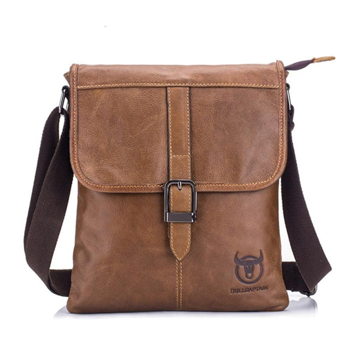 Men Leather Shoulder Bag For Sports & Outdoor Use