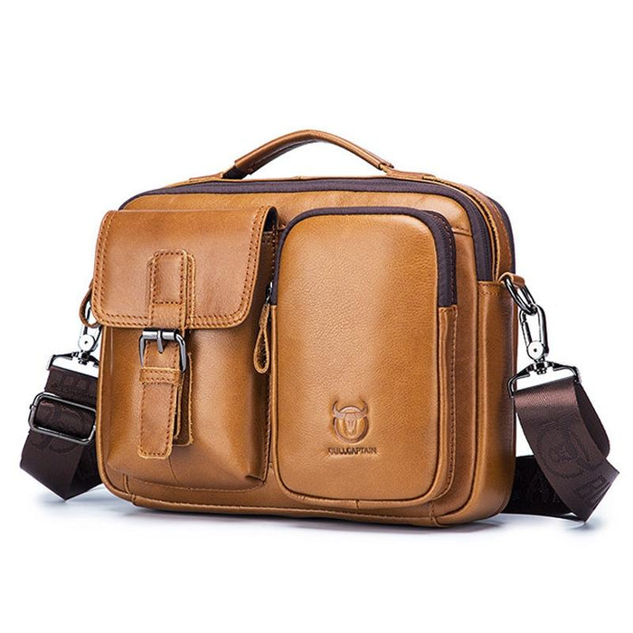 Retro Leather Men Shoulder Bag