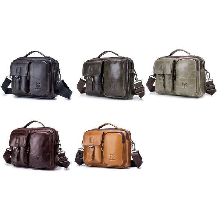 Retro Leather Men Shoulder Bag