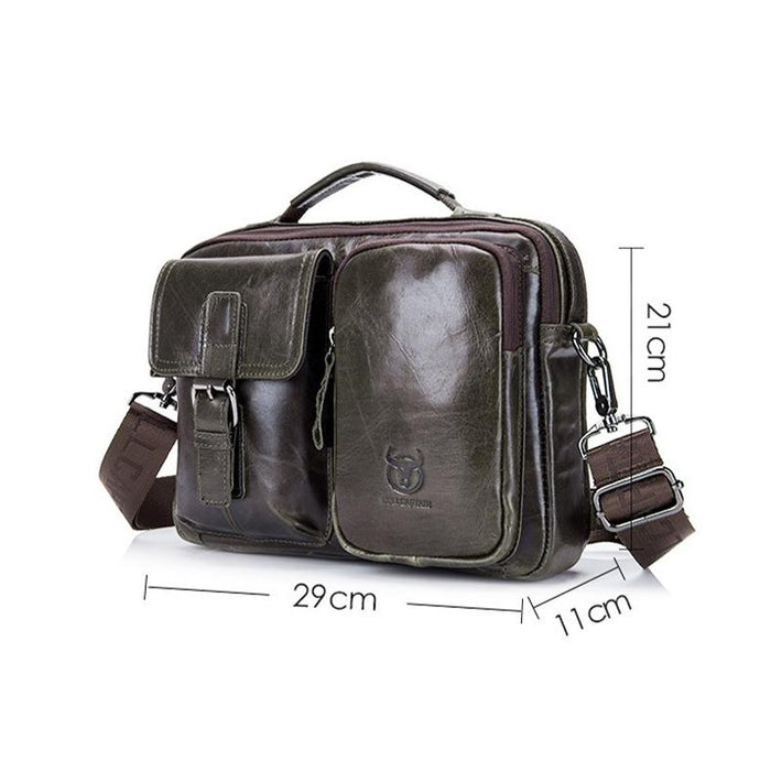 Retro Leather Men Shoulder Bag