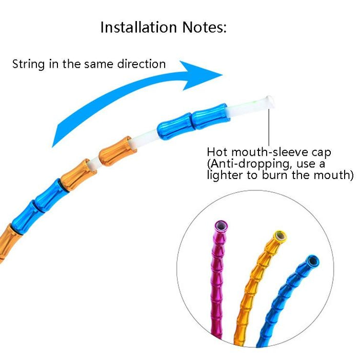 Aluminum Alloy Brake Outer Tube For Mountain/Road Bikes Purple