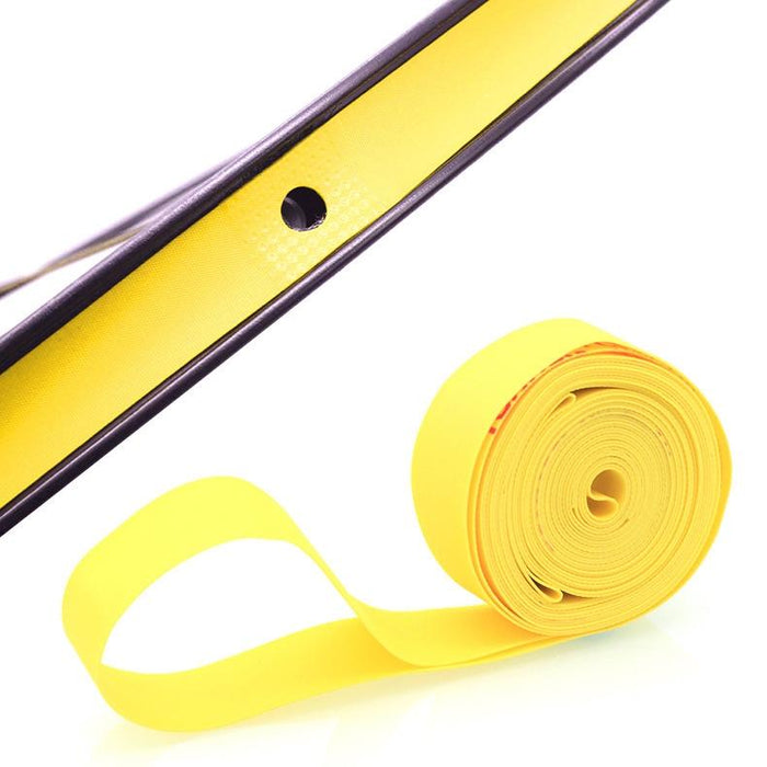 10 Yellow Bike Wheel Anti-Stab Tire Pads Pvc Spoke Lining Tape