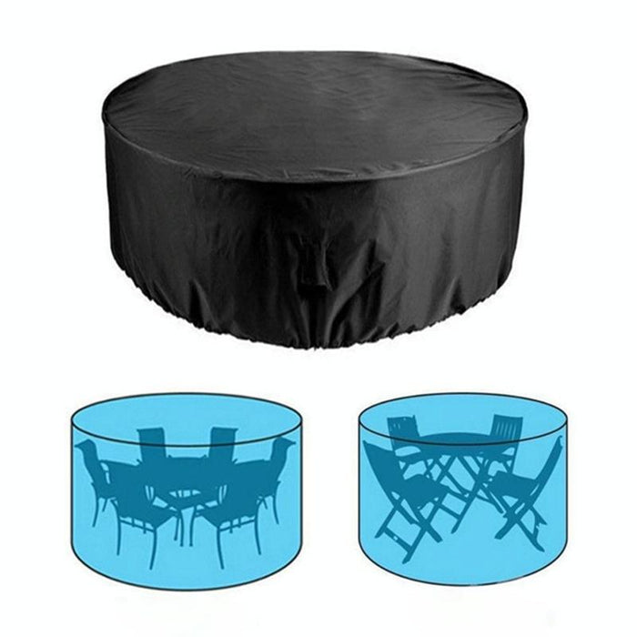 Outdoor Courtyard Table And Chair Guard Furniture Waterproof And Dustproof Cover - Size 130X71Cm