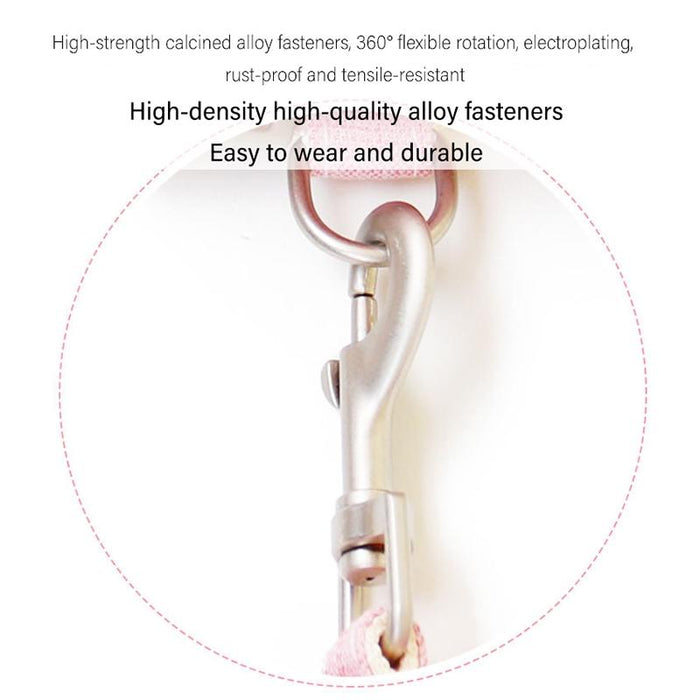 Small Pet Traction Backpack With Embroidered Cat Design Size M