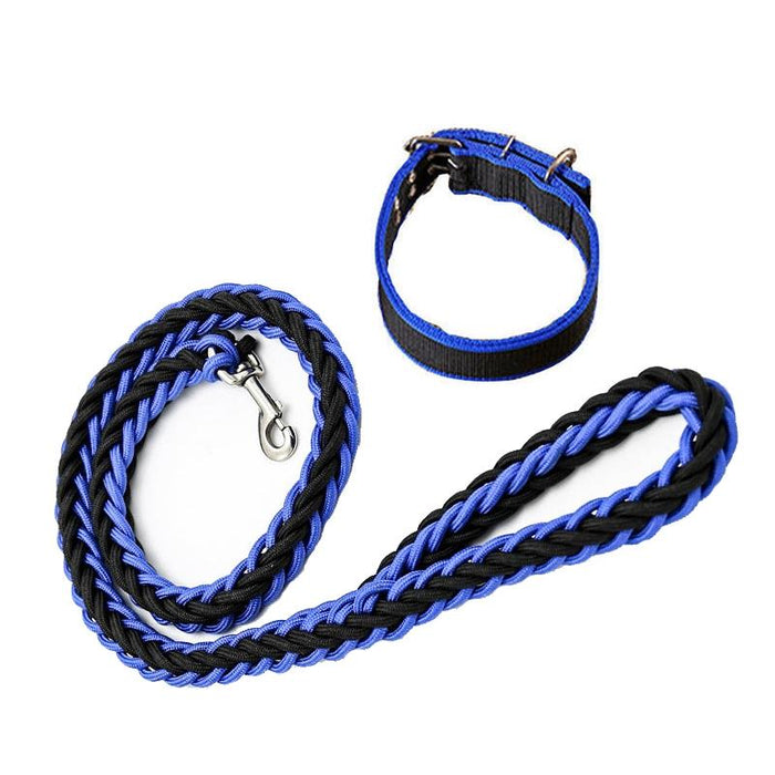 Xl Braided Dog Leash With Explosion Proof Belt