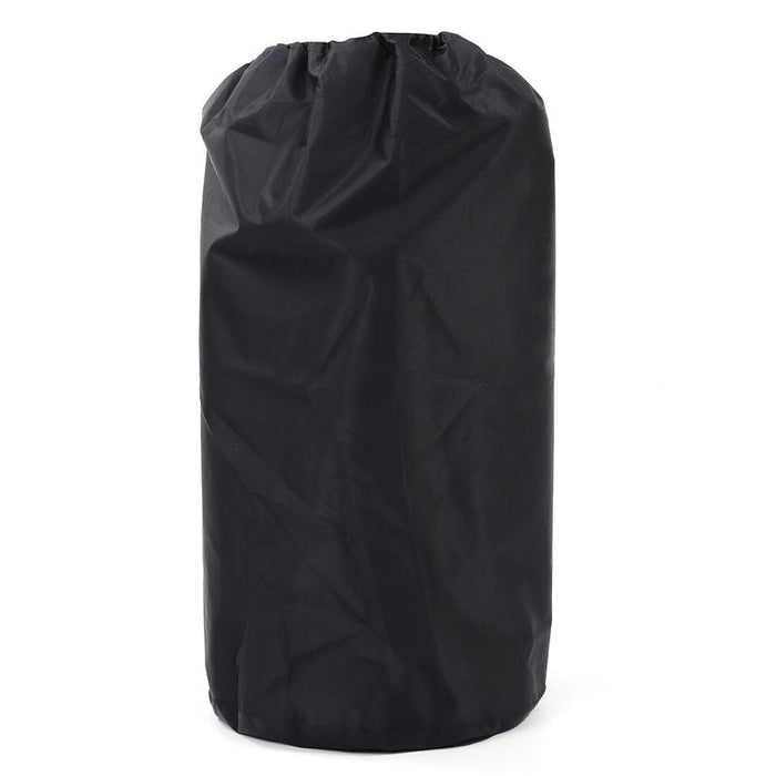 210D Oxford Cloth Gas Tank Outdoor Waterproof Dust-Proof And Uv-Proof Propane Tank Cover - Size 31X59Cm Black
