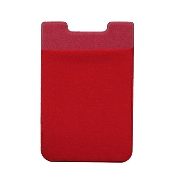 Lycra Phone Card Holder Stretch Back Sticker Wallet For Cards Bus Pass Bank Fits Most Phones