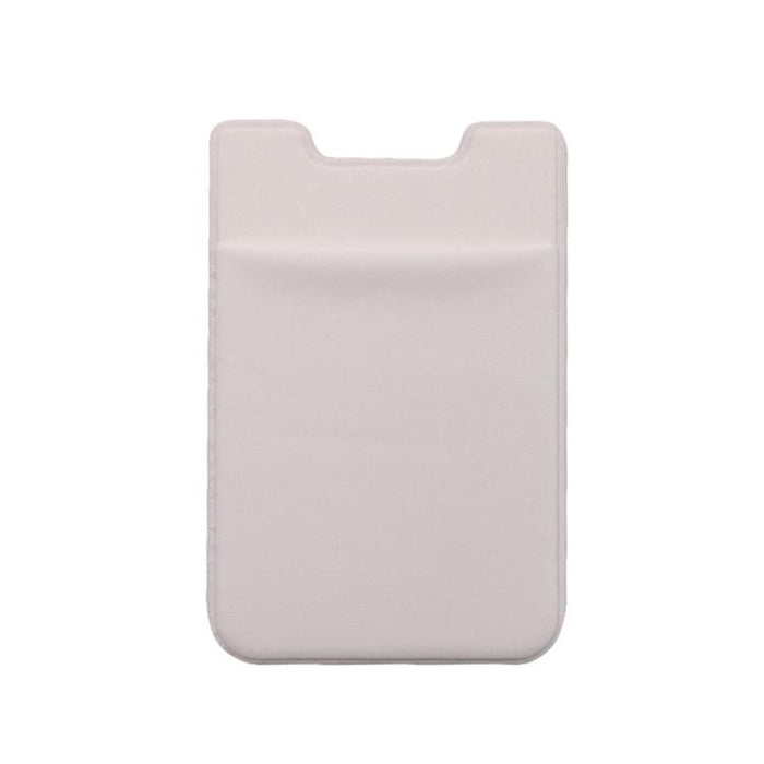 Lycra Phone Card Holder Stretch Back Sticker Wallet For Cards Bus Pass Bank Fits Most Phones