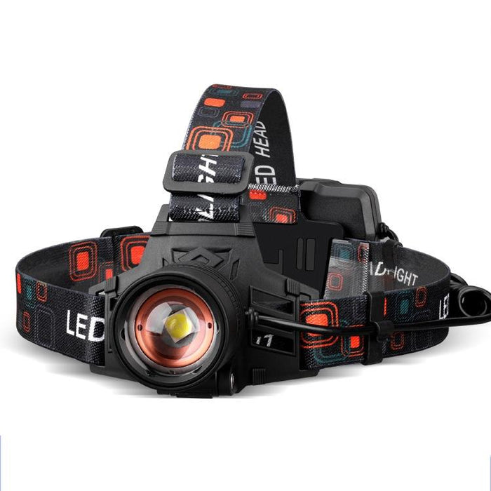 Usb Rechargeable Zoom Headlight For Outdoor Use