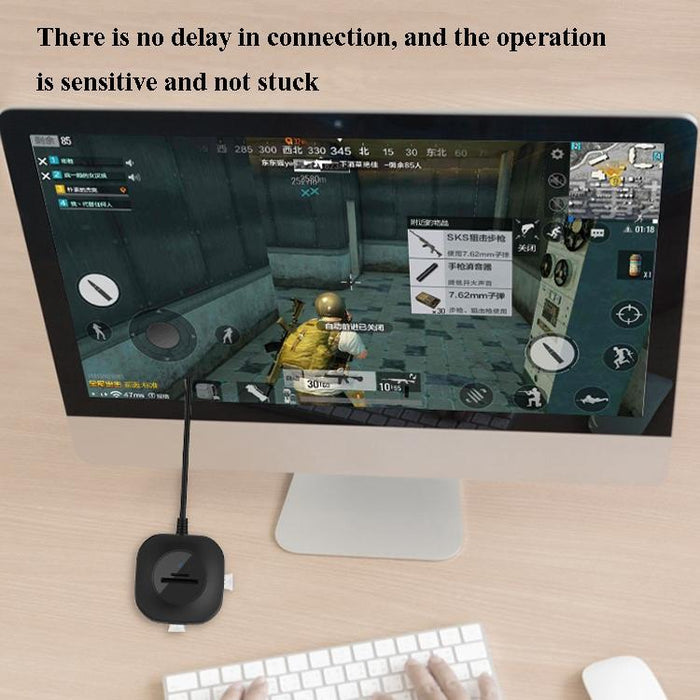 3-Port Usb Hub With Tf / Sd Card Reader For High-Speed Notebook